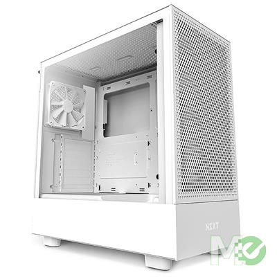 MX00124039 H5 Flow Compact Mid-tower Airflow ATX Case, White 