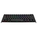 MX00124044 One2 Mini Pro RGB Mechanical Keyboard, Black w/ 61 Keys, Kailh White Switches