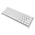 MX00124049 One2 Mini Pro RGB Mechanical Keyboard, White w/ 61 Keys, Kailh Red Switches