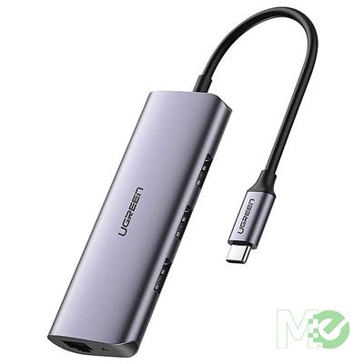 MX00124077 USB-C Multi-Function Adapter Dock w/ USB Type A, Ethernet, Micro USB