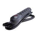 MX00124247 Defend Basic 6 Outlet 15ft Cord Powerbar w/ Surge Protector