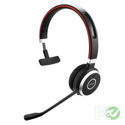 MX00124270 EVOLVE 65 SE MS Mono Wireless Bluetooth Professional Headset w/ Noise-Cancelling Microphone, Black 
