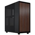 MX00124273 North ATX Mid Tower Case w/ Mesh Side, Wood Front Bezel, Charcoal 