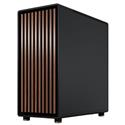 MX00124273 North ATX Mid Tower Case w/ Mesh Side, Wood Front Bezel, Charcoal 