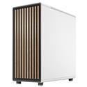 MX00124274 North ATX Mid Tower Case w/ Mesh Side, Wood Front Bezel, Chalk White
