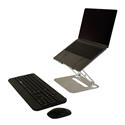 MX00124447 RISE Adjustable Laptop Desk Stand -Silver