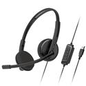 MX00124531 Creative HS-220 USB Headset for PC, Mac w/ Noise Cancelling Microphone, Black 