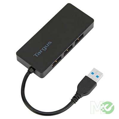 MX00124588 ACH124US USB 3.0 Type-A 4 Port Hub w/ 4x USB 3.0 Type-A Ports, Black