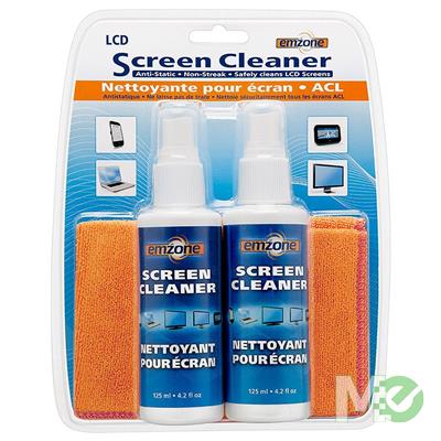 MX00124622 Screen Cleaner Sprays Kit w/ Cloths, 2-Pack