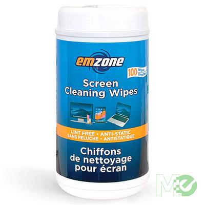 MX00124623 Screen Cleaning Wipes, Tub, 100-Wipes