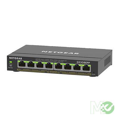 MX00124670 GS308PP 8-Port PoE+ Gigabit Ethernet Plus Switch