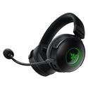 MX00124700 Kraken V3 Pro Wireless Gaming Headset, Black, w/ Hypersense Haptic Feedback, 50mm TriForce Titanium Drivers