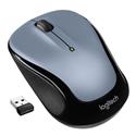 MX00124707 M325s Wireless Optical Mouse, Light Silver