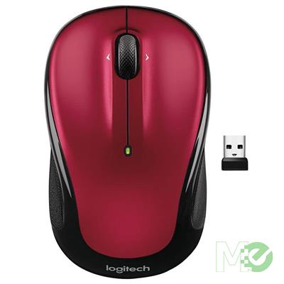 MX00124709 M325s Wireless Optical Mouse, Red