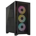 MX00124733 iCUE 4000D RGB Airflow Mid-Tower ATX Case w/ Tempered Glass, Black 