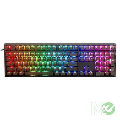MX00124740 One3 AURA Full Sized Mechanical RGB Keyboard, Black w/ Cherry MX Red Key Switches, ABS Double Shot KeyCaps