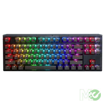 MX00124743 One3 AURA TKL Mechanical RGB Keyboard, Black w/ Cherry MX Brown Key Switches, PBT Double Shot KeyCaps