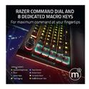 MX00124806 BlackWidow V4 PRO RGB Mechanical Gaming Keyboard w/ Command Dial, Razer Green Switches