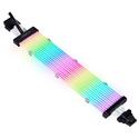 MX00124885 Strimer Plus V2 12VHPWR 12+4 Pin to 12+4 Pin Addressable RGB Extension Cable w/ 12 Light Guides 
