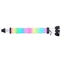 MX00124886 Strimer Plus V2 12VHPWR 3x8 Pin to 12+4 Pin Addressable RGB Extension Cable w/ 8 Light Guides 