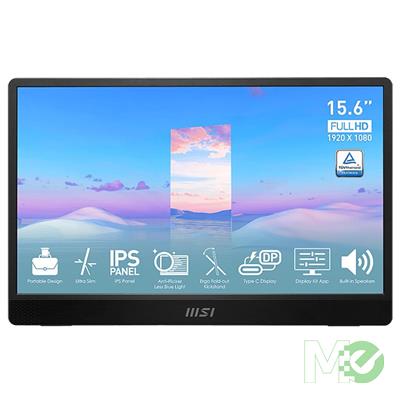 MX00124921 PRO MP161 15.6in 16:9 IPS Portable LCD Monitor, 60Hz, 4ms, 1080P Full HD w/ USB Type-C, Speakers 