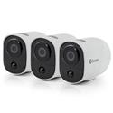 MX00124929 Xtreem 1080P Wire-Free Wireless Security Cameras, 3-Pack, White