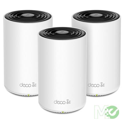 MX00124983 Deco XE75 Pro AXE5400 WiFi 6E Tri Band Mesh Router Kit, 3 Pack