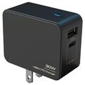 MX00125018 Creative PD Charging AC Power Adapter, 30W w/ USB Type-C & USB Type-A ports