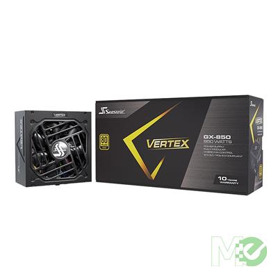 MX00125074 Vertex 850W GX Series 80+ Gold, Fully Modular Power Supply w/ 12VHPWR PCIe v5.0 Connector -Black