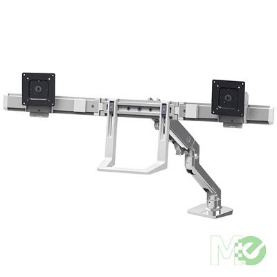 MX00125095 HX Desk Dual Monitor Arm, Polished Aluminum