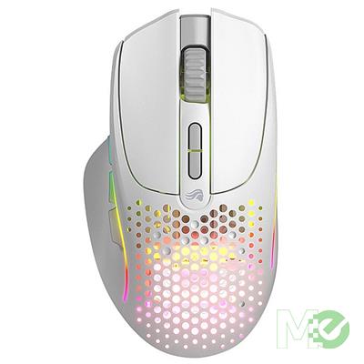 MX00125152 Model I 2 Wireless Ergonomic RGB Gaming Mouse, White w/ BAMF 2.0 Sensor, Glorious Switches