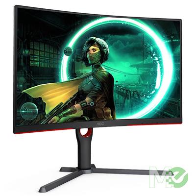 MX00125222 CQ27G3S 27in Curved 16:9 VA LED LCD Gaming Monitor, 165Hz, 1ms, 1440P QHD, HDR, FreeSync, HAS 