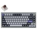 MX00125331 Q1 Pro QMK/VIA Custom Mechanical Keyboard w/ Keychron K Pro Brown Switches, Silver Grey 