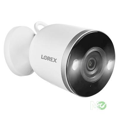 MX00125429 4MP 2K Spotlight Indoor / Outdoor Wireless Security Camera, White w/ WiFi 5, 32GB Micro SD Card, AC Power Adapter