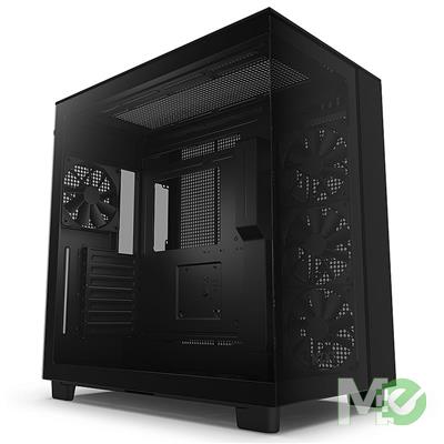 MX00125505 H9 Flow Mid Tower Airflow ATX Case w/ Tempered Glass, Black