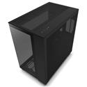 MX00125505 H9 Flow Mid Tower Airflow ATX Case w/ Tempered Glass, Black
