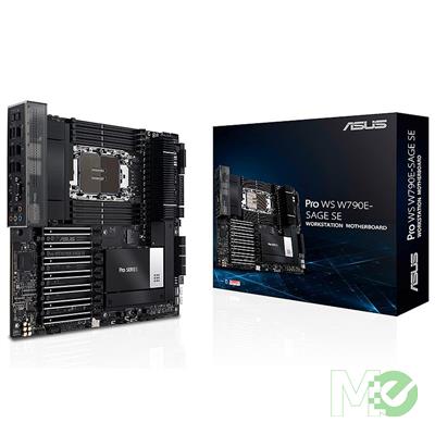 MX00125521 PRO WS W790E-SAGE SE w/ DDR5-4800, 7.1 Audio, PCIe 5.0 Slots, Triple M.2, Dual 10G + Gigabit LAN 