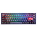 MX00125539 ONE 3 RGB SF 65% Cosmic Blue Mechanical Gaming Keyboard w/ Cherry MX Blue Key Switches, Double Shot True PBT Key Caps