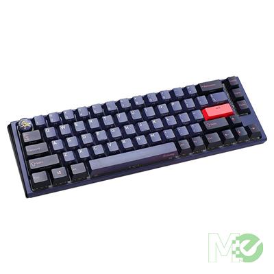 MX00125542 ONE 3 RGB SF 65% Cosmic Blue Mechanical Gaming Keyboard w/ Cherry MX Silent Red Key Switches, Double Shot True PBT Key Caps