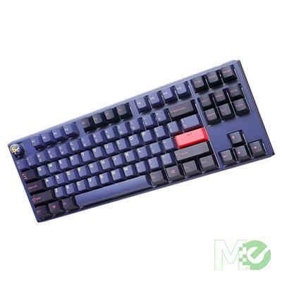MX00125547 ONE 3 RGB TKL Mechanical Gaming Keyboard, Cosmic Blue w/ Cherry MX Silent Red Key Switches, Double Shot True PBT Key Caps