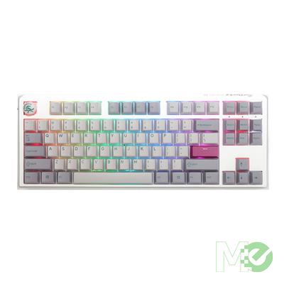 MX00125565 One 3 TKL Mist Grey Gaming Keyboard w/ MX Blue Switches