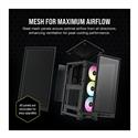 MX00125838 2000D RGB Airflow Mini-ITX Tower w/ Full Mesh Side Panels