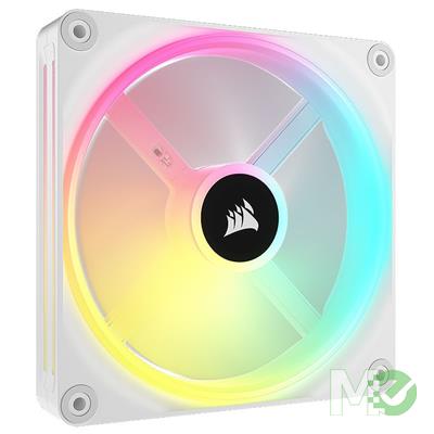 MX00125928 iCUE LINK QX140 RGB 140mm PWM PC Case Fan Expansion Kit, White
