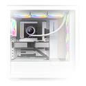 MX00125958 Kraken 360 RGB 360mm AIO Liquid Cooler w/  3 x 120 RGB Fans, LCD Display -White
