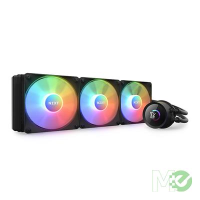 MX00125961 Kraken 360 RGB 3600mm AIO Liquid Cooler w/  3 x 120 RGB Fans, LCD Display