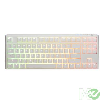MX00126020 ONE 3 TKL White RGB Gaming Keyboard w/ MX Blue RGB Key Switches