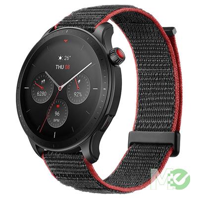 MX00126091 GTR 4, 1.43in AMOLED Touch, 5 ATM, 14-Day Battery, Blood, Heartrate & Sleep Monitor, Fitness Tracker Smart Watch, Grey