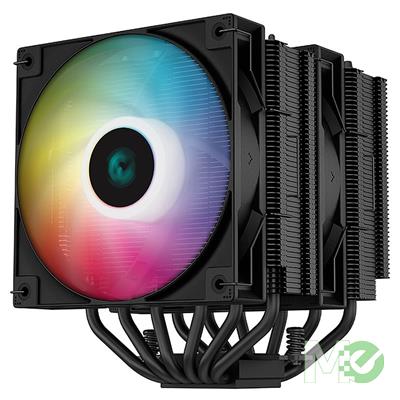 MX00126252 AG620 BK ARGB 120mm CPU Cooler, Black w/ 2x 120mm Hydro Bearing PWM Fans
