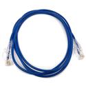 MX00126348 Ultra Slim Cat6A Ethernet Patch Cable, Blue, 3ft