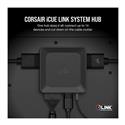 MX00126481 iCUE LINK RGB lighting and Fan Control, Sync System Hub